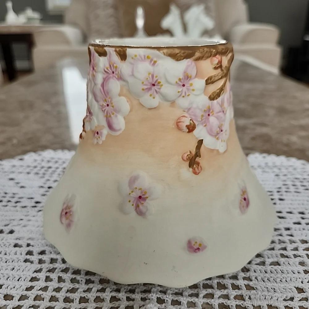 Yankee Candle Cherry Blossom Ceramic Jar Topper Shade, 4 1/2
